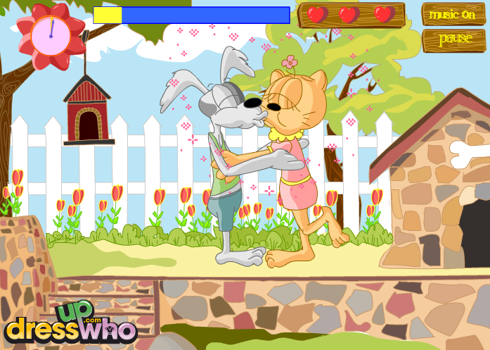 A Dog And A Cat Kissing Gameplay