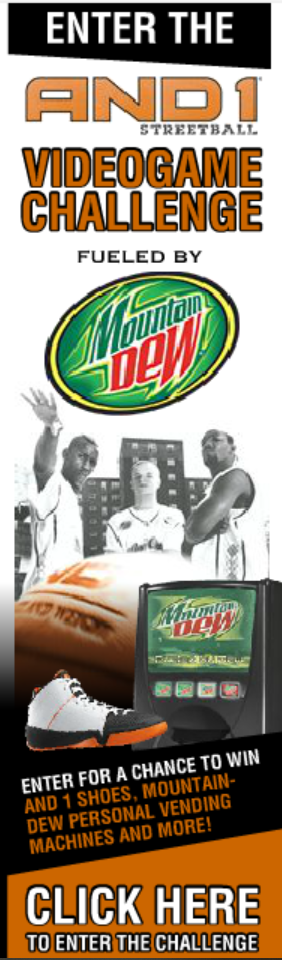 AND 1: Streetball VideoGame Challenge Banner Ad (2006) Gameplay