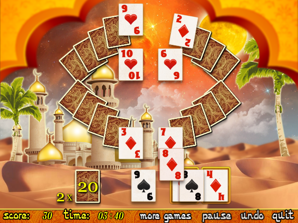 Aladdin Solitaire Gameplay