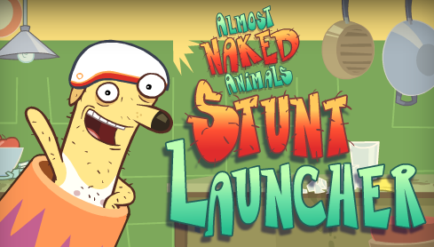 Almost Naked Animals: Stunt Launcher - Play Online on Flash Museum 🕹️