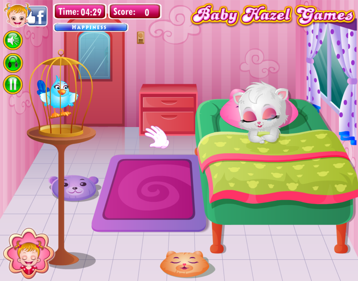Baby Hazel Naughty Cat Gameplay