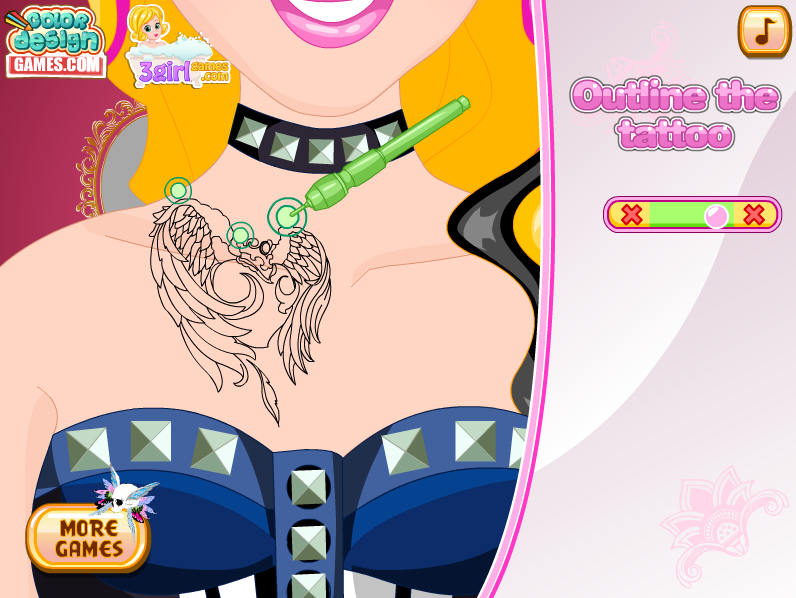 Barbie Tattoo Design Gameplay