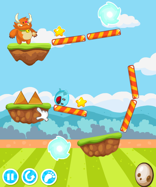 Bouncy and Monsto Gameplay