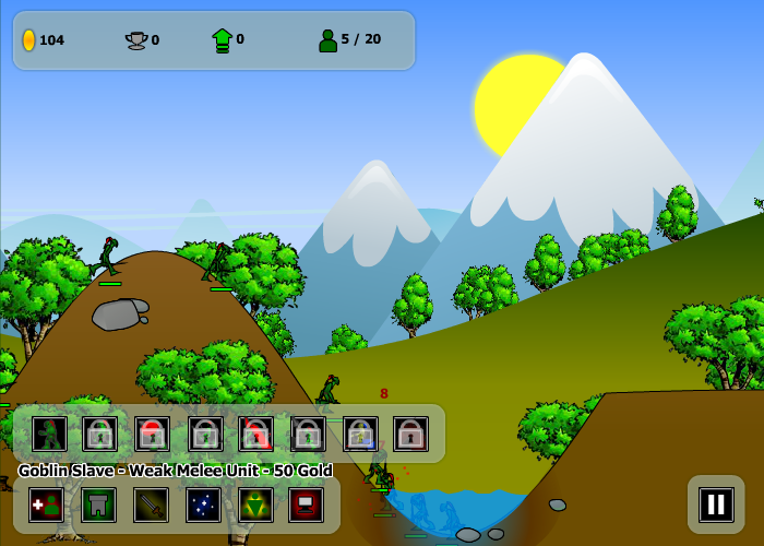Clan Wars The Green Goblins Forest Play Online on Flash