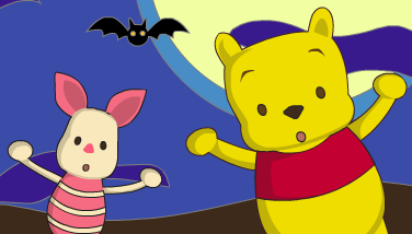 Color Pooh And Piglet - Play Online on Flash Museum 🕹️