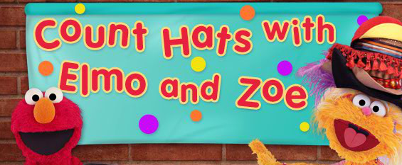 Count Hats with Elmo and Zoe - Play Online on Flash Museum 🕹️