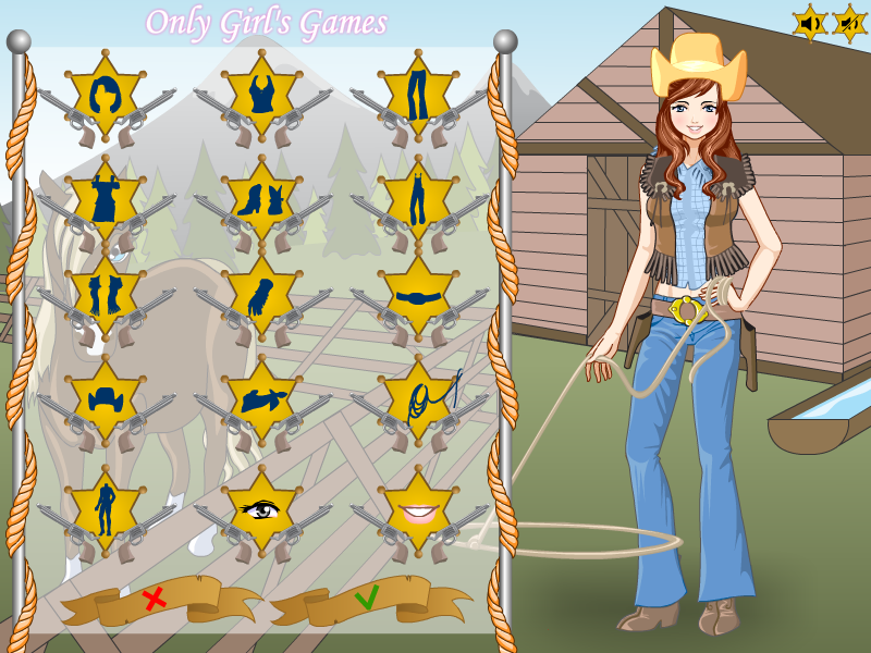 Dressing Game Dress - Horses