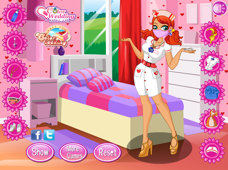 Cute Nurse Dressup Gameplay