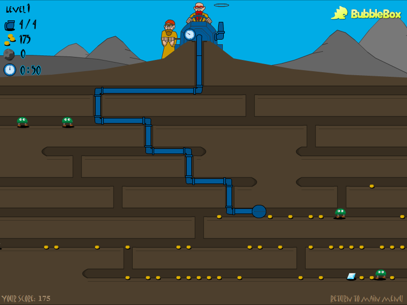 Diamond Well or Even More Treasures, Boss! Gameplay