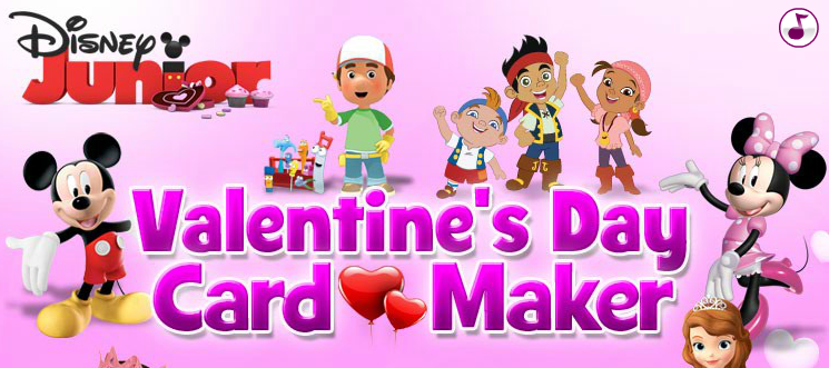 disney jr valentines day cards