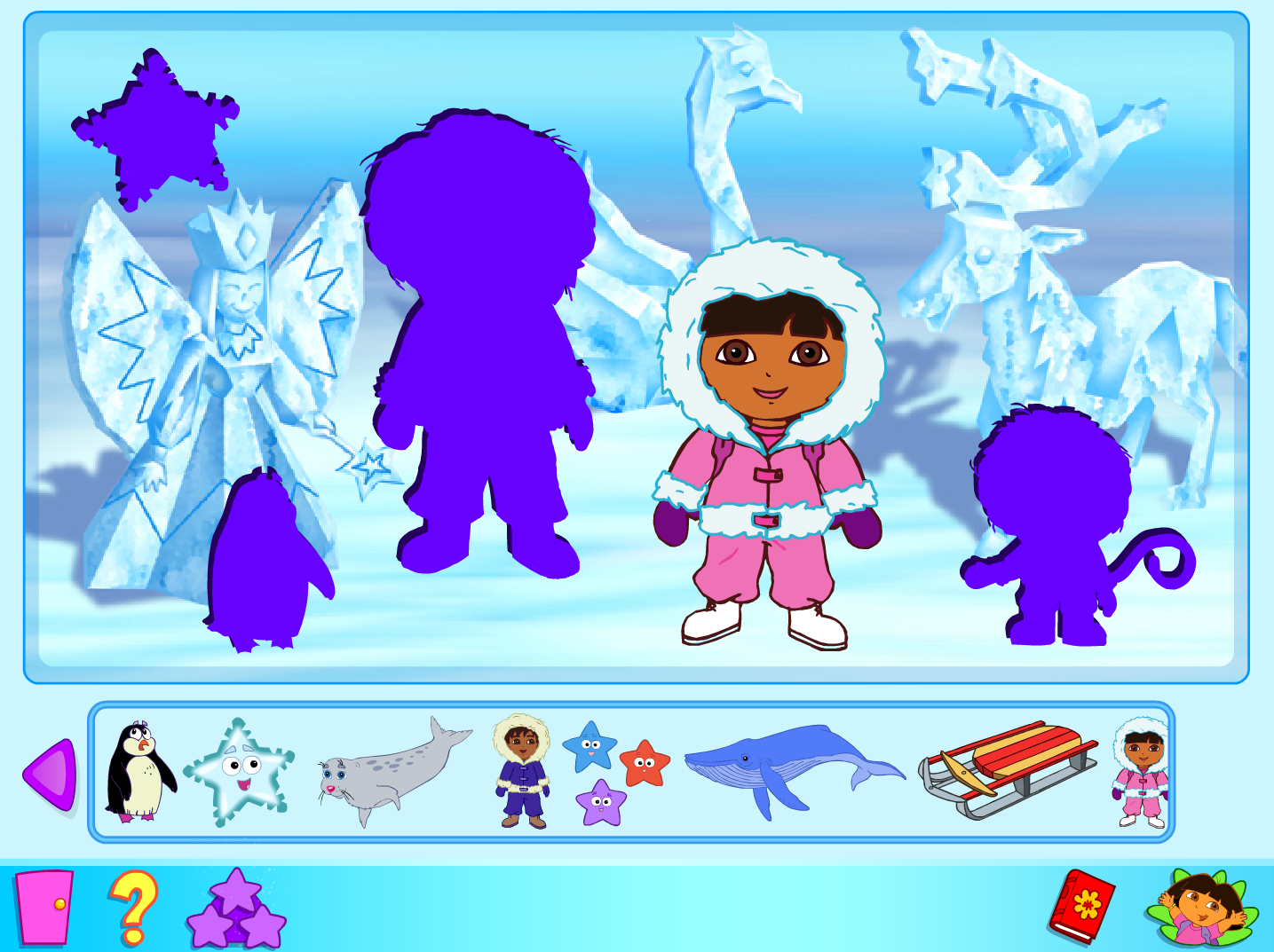 Dora the Explorer Click & Create! 27: To the South Pole! - Play Online ...