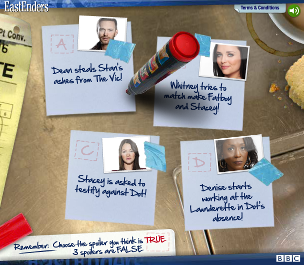 EastEnders: Suspicious Spoilers Gameplay