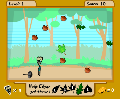 Edgar's Leaf Collectin' Gameplay