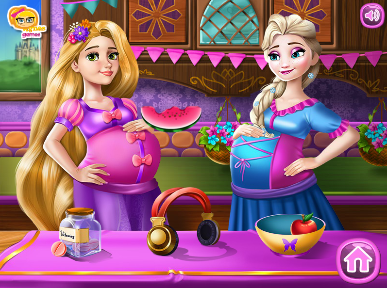 Elsa And Rapunzel Pregnant BFFs Gameplay