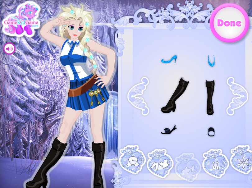 Elsa In Anime World Gameplay