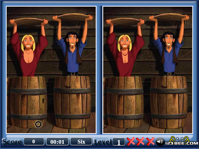 Elton Johns the Road to El Dorado - Spot the Difference Gameplay