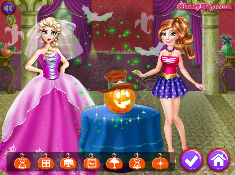 Frozen Halloween Party Gameplay