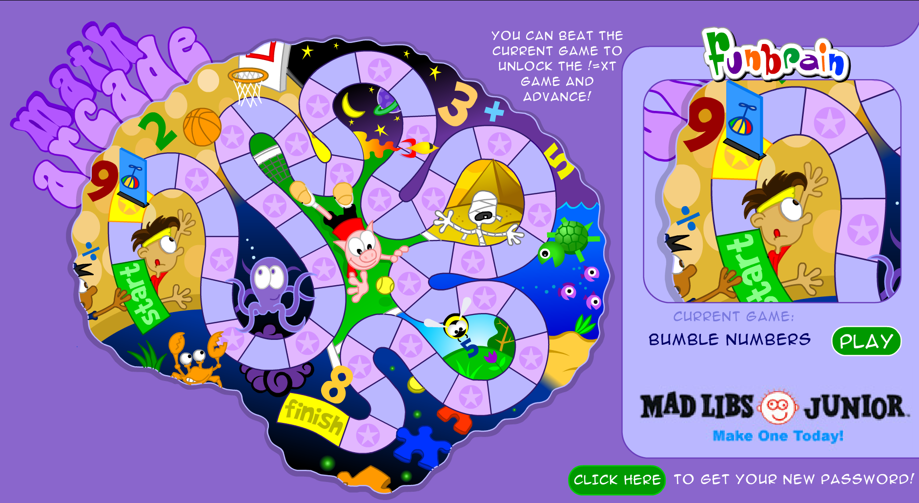 Funbrain Math Arcade - Play Online on Flash Museum 🕹️