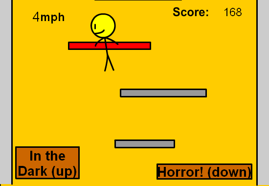 Get to the Top Although There Is No Top!: Slow, Reappearing Shrinkage Gameplay