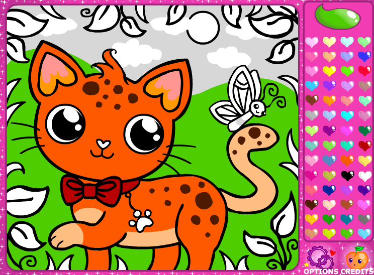 Girl's Colouring Book Gameplay
