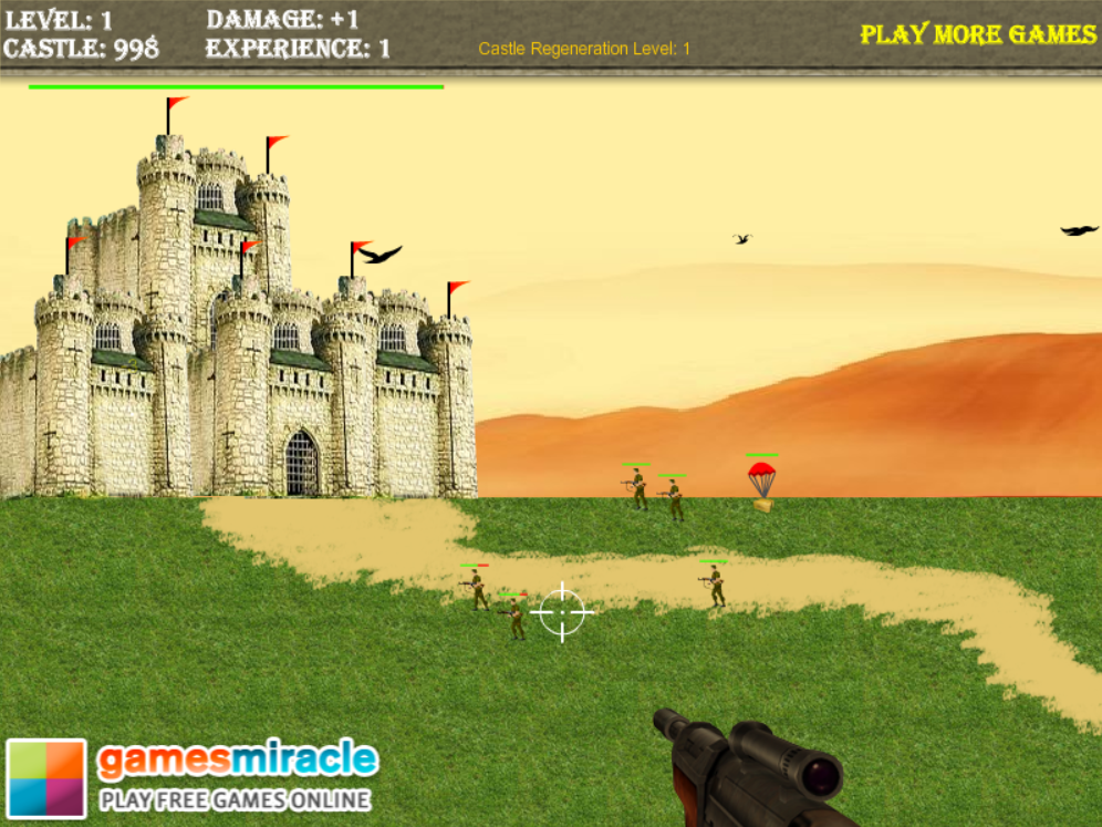Green Beret Castle Assault Gameplay