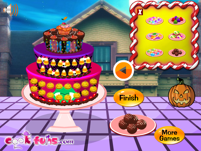 Halloween Cake Decoration Gameplay