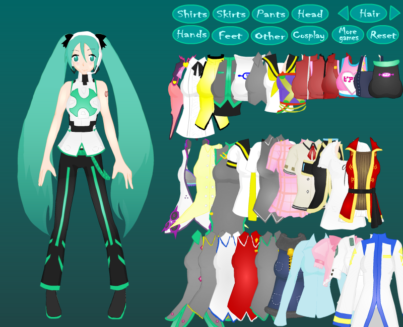 hatsune miku dress up games