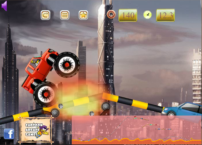 Homer Truck Ride Gameplay