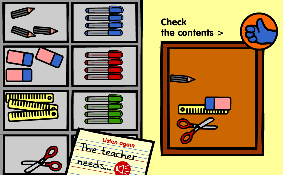 In the Storeroom: a Memory Game Gameplay