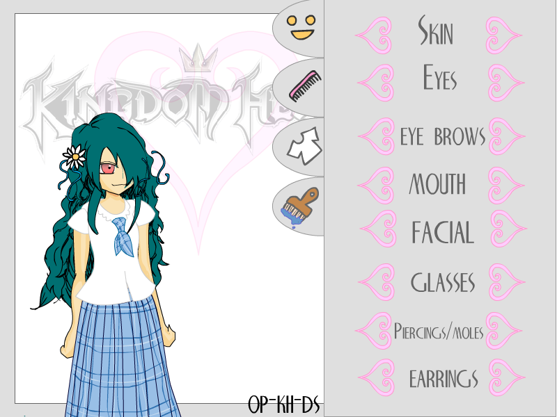 KH school Dress Up v2.0 Gameplay