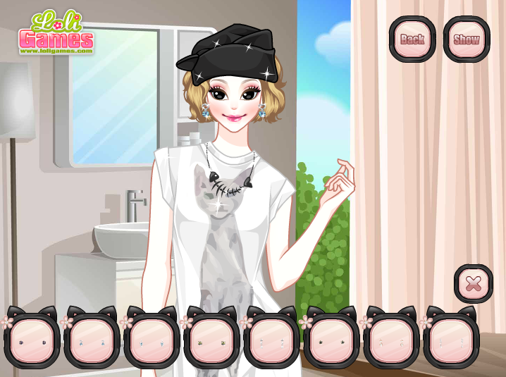 Kitty Girl - Play Online on Flash Museum 🕹️