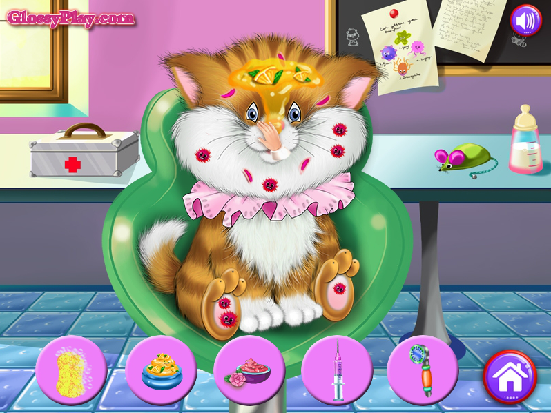 Kitty Hospital Caring Gameplay