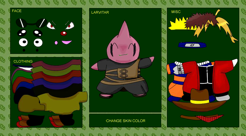Larvitar Dress Up Gameplay