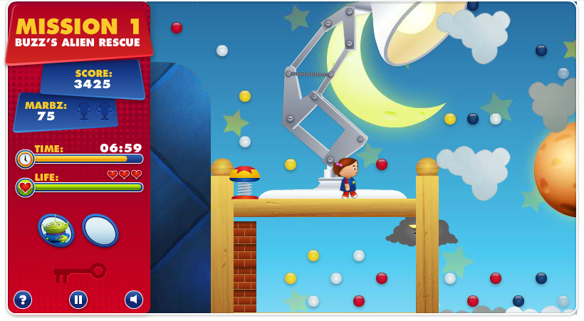 Marbleous Missions: Mission 1 Buzz's Alien Rescue Gameplay
