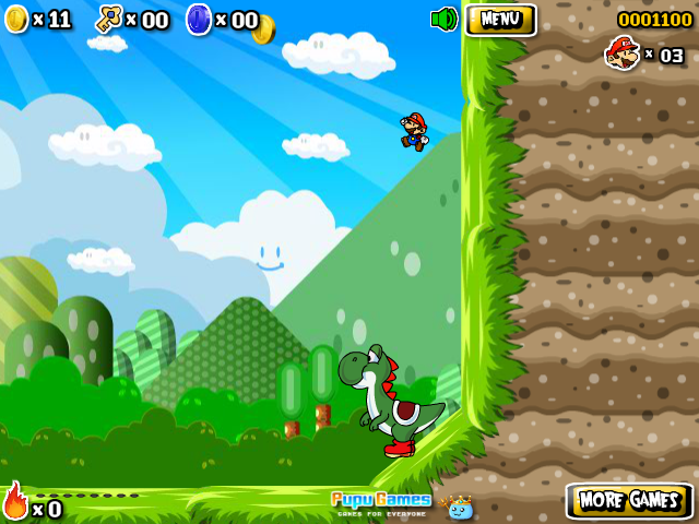 Mario & Yoshi Adventure 3: Bowser Invasion Gameplay