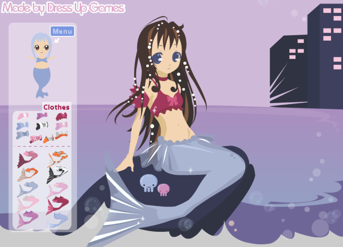 Mermaid Dress-Up Gameplay