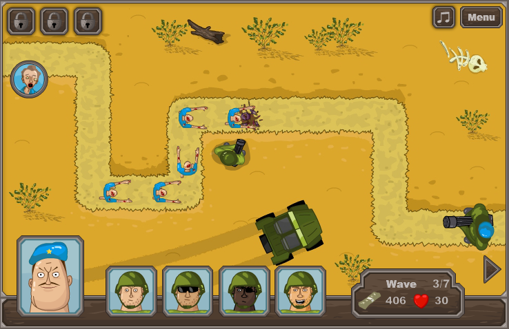 Mexican Zombie Defense Gameplay