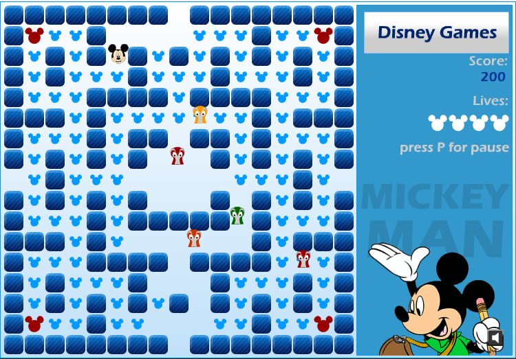 Mickey-Man Gameplay