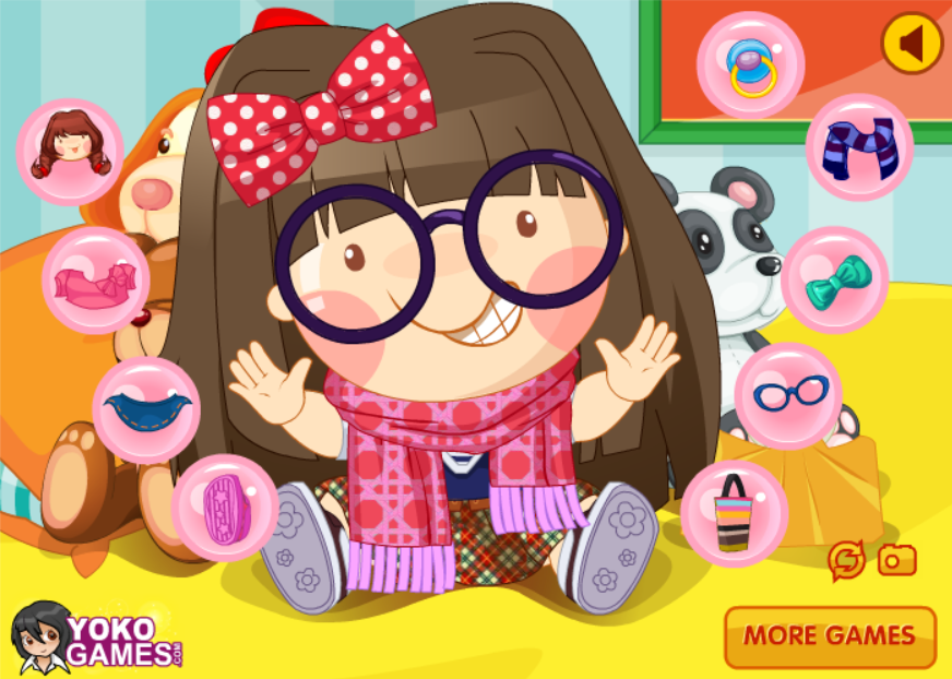 My baby doll dress up Play Online on Flash Museum 🕹️