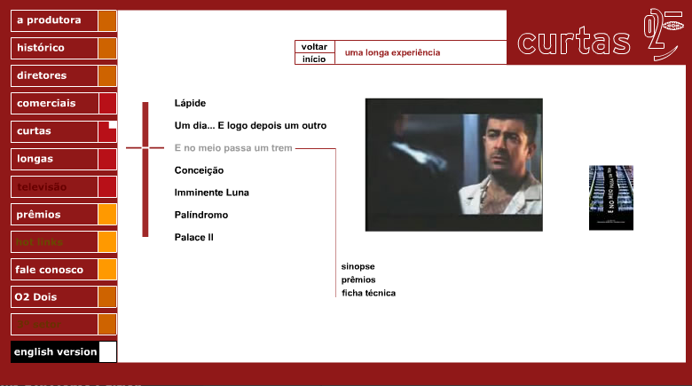 O2 Filmes Microsite Gameplay