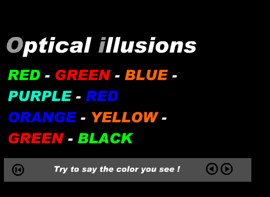 Optical Illusions Gameplay