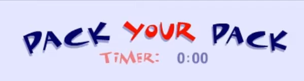 Pack Your Pack Play Online On Flash Museum рџ пёџ