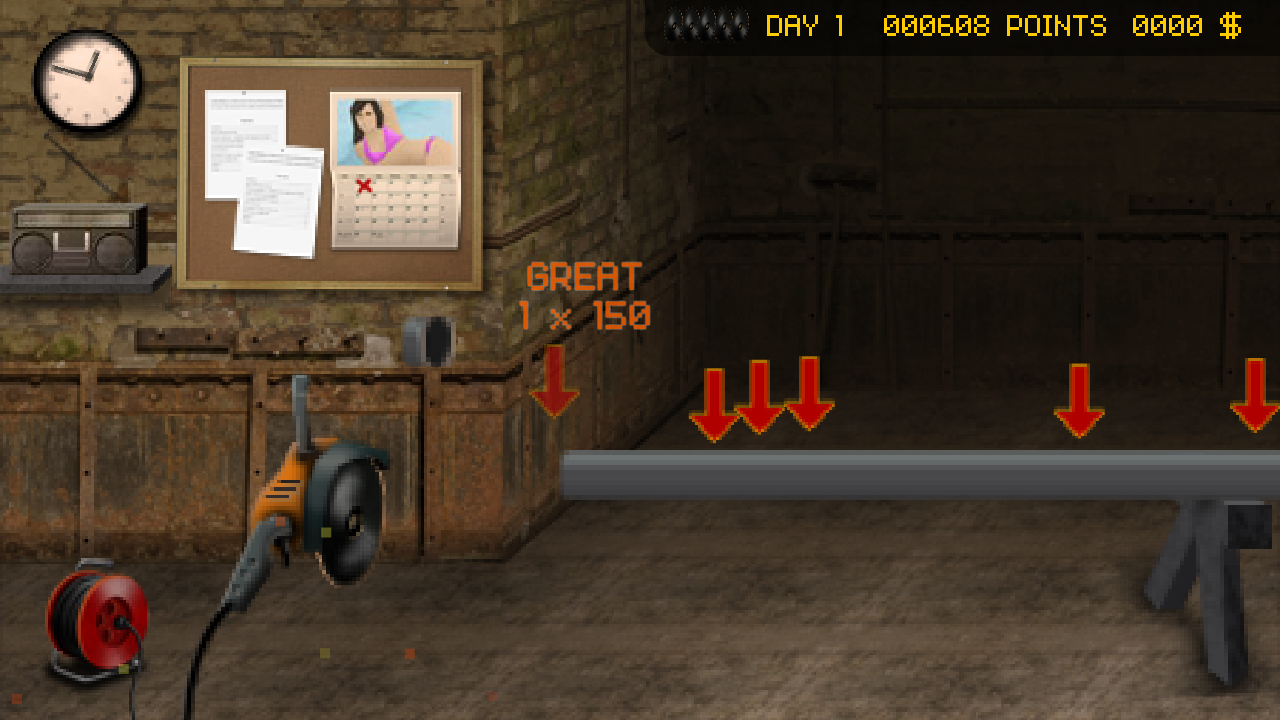 Part-time Angle Grinder Hero Gameplay