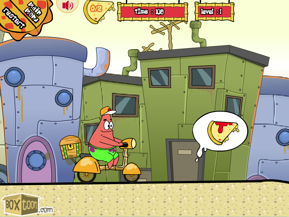 Patrick The Pizza Boy - Play Online on Flash Museum 🕹️