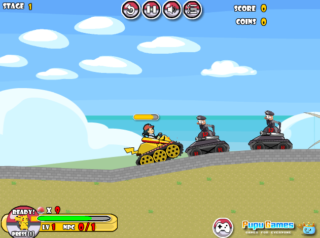 Pokemon Tank Battle Gameplay