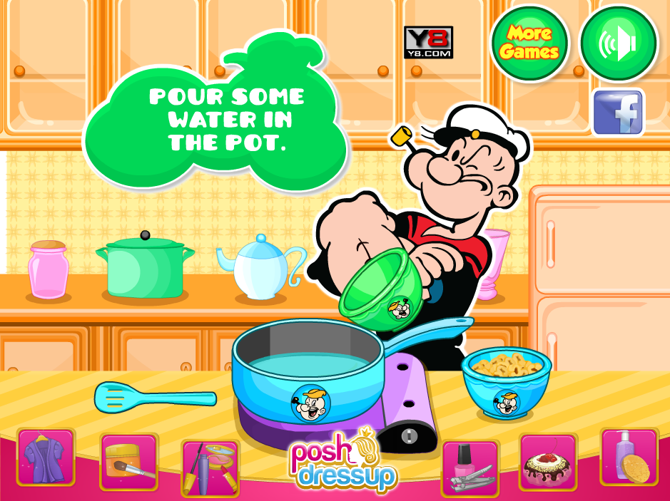 Popeye S Spinach Tortellini Play Online On Flash Museum рџ пёџ