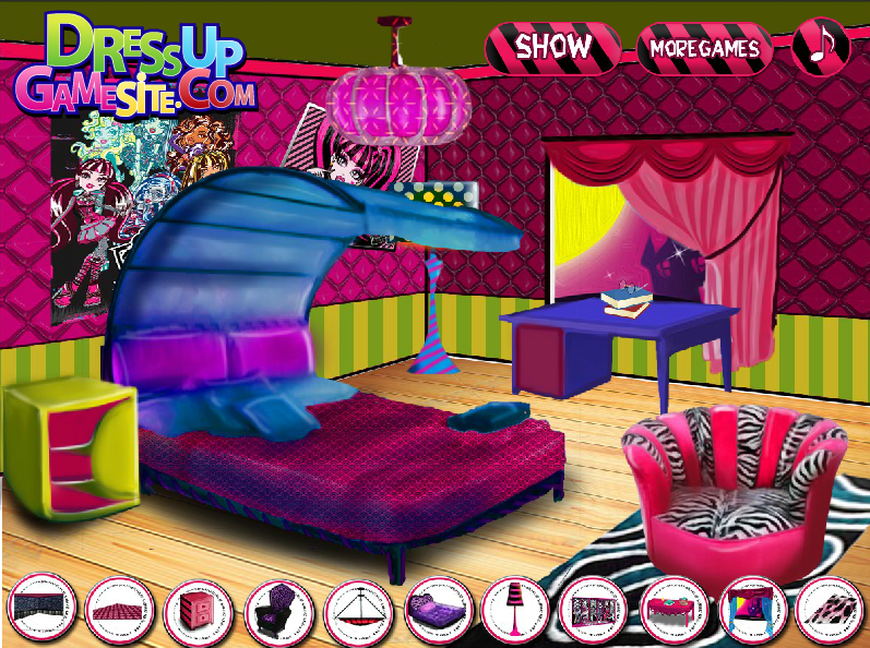 Realistic Monster High Room Gameplay