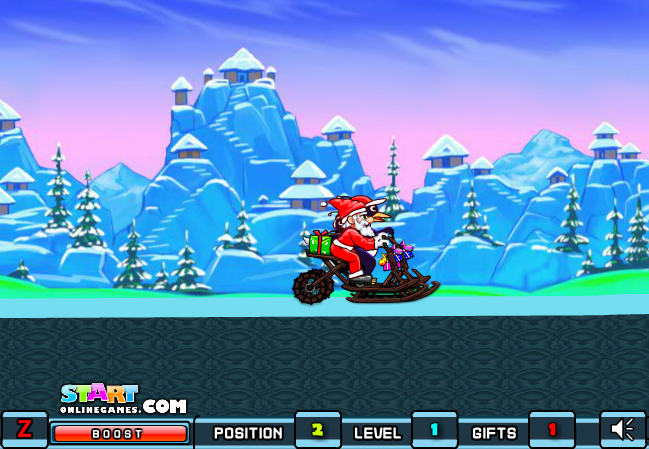 Santa Snow Ride_Gameplay