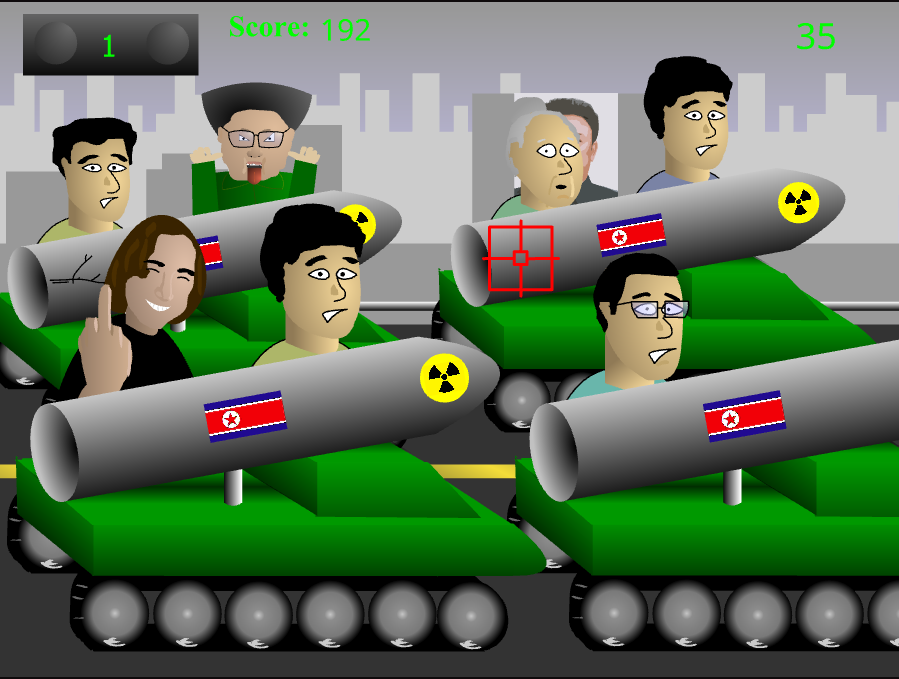 Shoot Kim Jong-il Gameplay