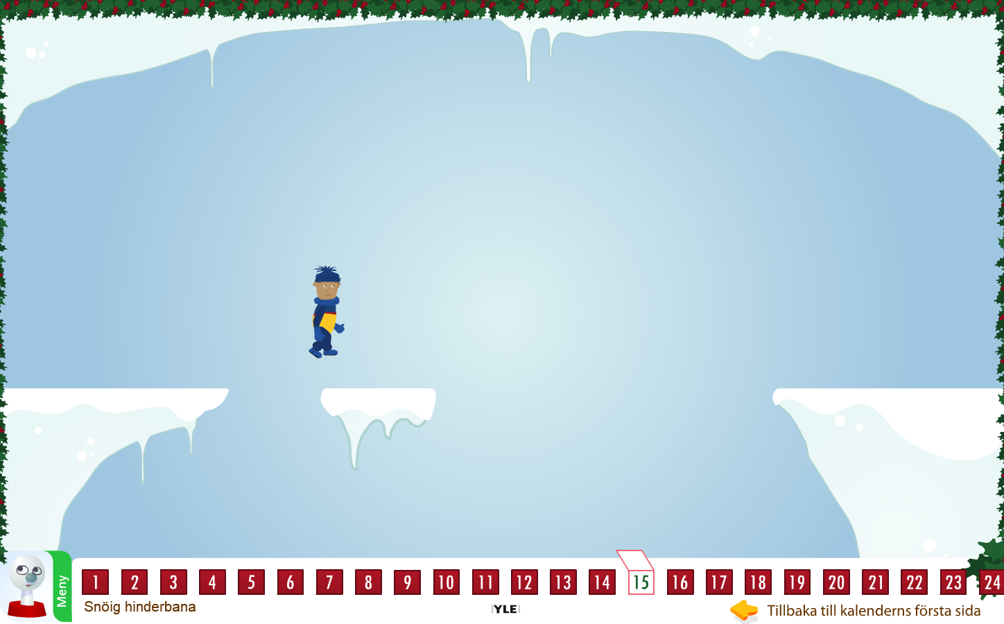 Snöig hinderbana_Gameplay
